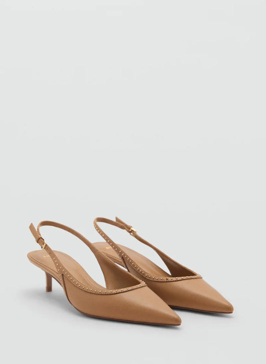 Women’s Studded Kitten Heels – Mango Shoes